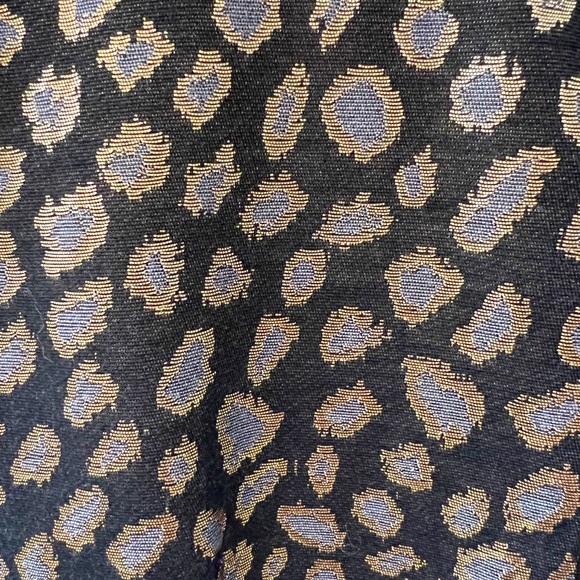 Anne Taylor color block dress, black with stylized leopard print. Size 12 EUC - Picture 12 of 13